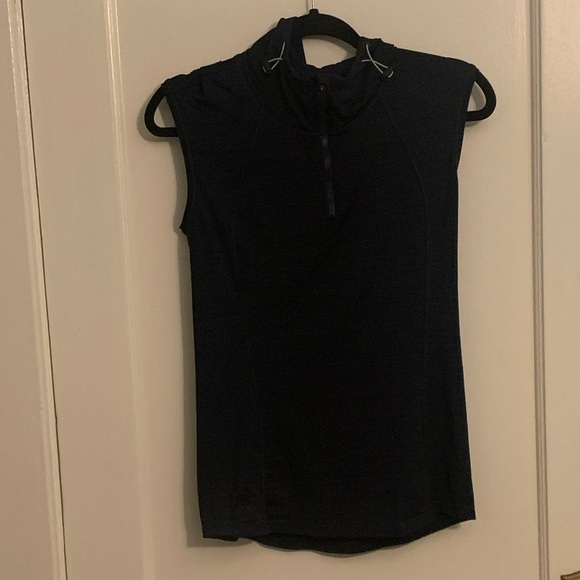 Athleta Pacifica Contoured Hooded Tank - Women, navy, size XS - Picture 2 of 10